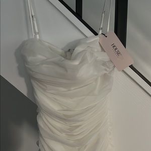 House of CB white dress